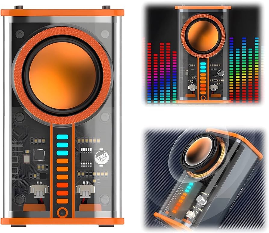 Miniatura 3 de Altavoz Parlante K07 Transparente